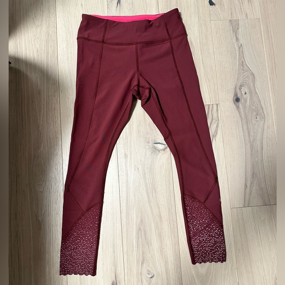 Lululemon | Tight Stuff Tight | Wine Berry Red | Size 6 - Picture 2 of 15